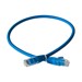 Patchkabel twisted pair Zybrnet Grayle PVC molded blauw 0.5 m 010.01.702303
